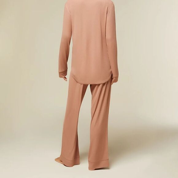 Rachel Parcell • Wide leg ribbed lounge pants - Picture 3 of 7